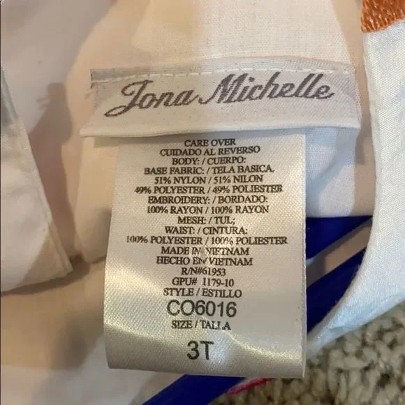 Jona  Michelle polka dot dress 3T - Picture 6 of 6